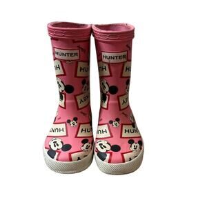 Hunter X Disney Kid's First Classic Disney Wellington Boots - Pink Shiver Size 7